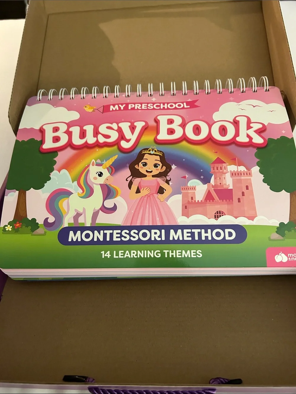 My Preschool Busy Book - Purple Interactive Learning Toy